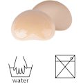 Miniatyrbilde 4 av 4: Silikon usynlige hjerte push-up pads - 2 par
