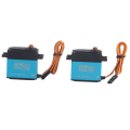 Pikkukuva 2 / 8: 2 kpl 35KG Coreless Motor Digital Servo Full Metal Gear Servo Vedenpitävä 1/8 1/10 RC-autolle