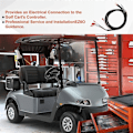 Miniatyrbild 3 av 5: 2 st för 36V EZGO Elektrisk TXT PDS Kontroller Huvudkabelsats Svart