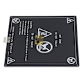 Miniatyrbillede 7 af 8: 12V 1.2Ω 3D-printer aluminiumsplade med varmepladekabel opvarmet seng trykplatform til A8 A6 A2 220x220x3MM