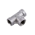 Miniatyrbillede 1 af 5: Splinterny T-shirt 3-vejs hungevind rørfittings rustfrit stål SS 304 (1/4" 37 mm)