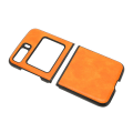 Pikkukuva 4 / 8: Case Lichee Pattern Naarmuuntumaton puhelimen cover Moto Razr 2022:lle taitettava matkapuhelin oranssi