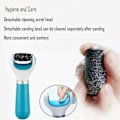 Miniatyrbillede 2 af 5: Scholl Velvet Smooth Pedi Diamantkrystaller Elektrisk Fodfil Fjerner Hård Hud