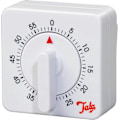 Miniatyrbilde 1 av 3: 1 times hvit mekanisk timer, 60 minutters justerbar timer med høy ringelyd