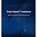Miniatyrbillede 5 af 5: Dual-Band T Antenne 2.4GHz/Sub-G 900MHz IPEX1 Stik