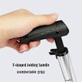 Miniatyrbillede 4 af 5: 120psi Cykel Mini Pumpe Bærbar Forgaffel Højtrykspumpe Aluminium Legering Pumpe Dækpumpe Mtb Racercykel Pumpe Foldebord -DGJR