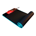 Miniatyrbillede 1 af 5: Trådløs Opladning RGB Gaming Mousepad, Udvidet Skrivebordsmatte med Skridsikker Gummisål