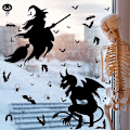 Pikkukuva 4 / 4: Halloween Garden Love -ikkuna-tarra