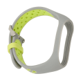 Miniatyrbillede 7 af 8: Udskiftningsarmbånd Fuld beskyttelse Juster størrelse Blød Silikone Smart Armbåndsrem til Mi Band 7 Grågrøn