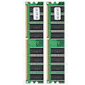 Miniatyrbild 1 av 8: 2 st Minnesmoduler Dator Dubbelsidig 16-kornig för AMD DDR 1GB 226 PC-2100