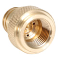 Miniatyrbillede 6 af 8: Messing CO2-adapter Udskift tankbeholderkonvertering (guld)