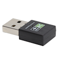 Miniatyrbilde 3 av 8: Wifi-adapter USB-mottaker Ethernet 600Mbps 2,4Ghz5Ghz Dual Band trådløst nettverkskort svart