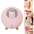 Miniatyrbild 3 av 5: 8oz Tyst Mini Luftfuktare Med LED-lampor USB-skrivbordsluftfuktare Färgglad Andningslampa