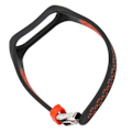 Miniatyrbillede 7 af 8: Udskiftningsarmbånd Fuld beskyttelse Juster størrelse Blød Silikone Smart Armbåndsrem til Mi Band 7 Sort Rød