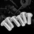 Miniatyrbillede 4 af 7: 100 stk GB867 M4 fladt aluminiumsnitter med fladt hoved massiv nitter (M4 * 12)