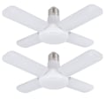 Miniatyrbillede 3 af 8: 2 stk. 48W Garage Lys Deformerbar Foldbar LED Mine Lampe til Lager Kælder 85-265V