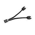 Pikkukuva 2 / 5: 2 kpl Tietokoneen emolevyn USB-jatkokaapeli 9-nastainen 1 naaras - 2 uros Y-jakaja Audio HD -jatkokaapeli, yhteensopiva PC DIY-B5:n kanssa