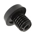 Miniatyrbilde 3 av 8: Billiard Cue Bottom Cover Aluminium Alloy Plastic Rear Plug Pool Stick Bumper Protector Black