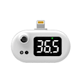 Miniatyrbillede 1 af 5: Mobiltelefon USB smart termometer Bao k8 kontaktfri infrarød termometer menneskelig pandetemperatur 3#