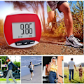 Miniatyrbillede 5 af 5: 3D Skridttæller med Klips - Fitness Tracker til Kalorieoptælling og Sundhedsovervågning