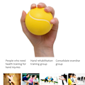 Miniatyrbild 4 av 8: Elastisk PU Handträningsboll Fingerträningsboll Handträningsboll Mjuk boll för handträning