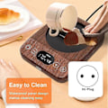 Miniatyrbillede 3 af 5: Auto On/Off Opgradering - Induktionskrusvarmer kompatibel med skrivebord med 9 temperaturindstillinger, 1-9 timers timer EU-stik