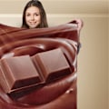 Miniatyrbillede 3 af 5: Sofa tæppe chokolademønster farvefast blødt behageligt til alle årstider hjemmekontor 100x120cm/39.4x47.2in