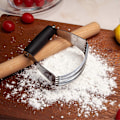 Miniatyrbillede 4 af 5: 1 stk. dejmixer, kageskraber i rustfrit stål, egnet til smør, kiks, bagning, æltning, dej, tærtebund, mandler - manuelt køkkenredskab (pi
