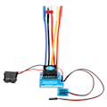Miniatyrbillede 1 af 8: Børsteløs ESC Vandtæt Støvsikker Elektronisk Hastighedsregulator til 1/10 RC Bil Model60A