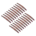 Miniatyrbilde 5 av 8: 20 stk Sanding Nail File Dobbeltsidig Vaskbar Gjenbrukbar Enkel Operasjon Neglbufferfiler for Manikyrpleie 180 Grid
