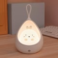 Miniatyrbillede 1 af 3: Sød Kanin Natlampe til Børn Smart Lampe med Menneskekropsinduktion Bærbar Hængende Design
