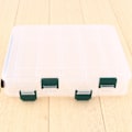 Miniatyrbilde 5 av 8: 12 rom Fiskekoffert Lure Box Takle Tosidig oppbevaring Plast Stor