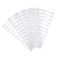 Miniatyrbillede 1 af 8: Falske neglekunstspidser kunstige falske neglekunstøvelsesspids manicure neglefarvedisplaytransparent