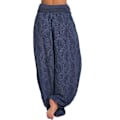 Miniatyrbillede 3 af 4: Trykte Dame Aladdin Gypsy Hippie Baggy Wide Leg Yoga Bukser 3XL Royal Blue