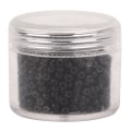 Miniatyrbillede 1 af 8: 1000 stk 3 mm x 2 mm Silikone Micro Links Ringe Perler Hårforlænger værktøj Sort
