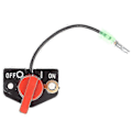 Miniatyrbillede 2 af 5: 1 stk. On-off En-leder Motor Stopkontakt Passer Til Robin Switch Btl-ey20