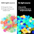 Miniatyrbillede 3 af 5: Lumineus Sten, Selvlysende Sten, Glød i Mørke Sten, Fluorescerende Sten, Lumineus Sten til Akvarium, Velegnet til Dekorativ Vase, Mikroland