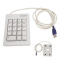 Miniatyrbild 8 av 8: Mekaniskt numeriskt numeriskt numeriskt 18 tangenter Linjär åtgärdsomkopplare ABS Plug and Play Trådbundet numeriskt numeriskt för Office Bank Accountant