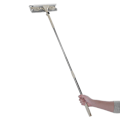 Pikkukuva 4 / 8: Khaki Kaksipuolinen Long Rod Rotate Window Cleaner Pyyhkimen vetolastan puhdistusharjan puhdistustyökalu