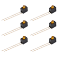 Miniatyrbillede 6 af 8: 100 stk LED-holder 3 mm lampeskærm 90 graders bøjning med lette industrielle kontrolkomponenter Orange lys