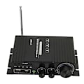 Miniatyrbild 8 av 8: Bil Mini Audio Power Amplifier Bluetooth 5.0 2.0 Channel Coaxial Decoding High Low Tuning med fjärrkontroll