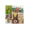Miniatyrbillede 4 af 4: 200M Jute Snor Havesnor Naturlig Reb Jute Garn Fin Snor til Havearbejde Bryllupsdekoration, DIY Kreativ Kunst