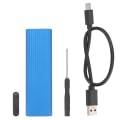 Pikkukuva 1 / 8: M.2 SSD -kotelosovitintyökalu Ilmainen alumiiniseoksesta valmistettu nopea USB C 3.1 -kotelosovitin kotitoimistoon