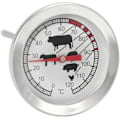 Miniatyrbilde 1 av 3: Steketermometer i rustfritt stål - analogt kjøtttermometer opptil 120 C - grilltermometer - kjøttnål