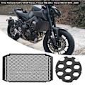 Miniatyrbild 5 av 8: Rostfritt stål kylare grillskydd skydd passar för Yamaha FJ-09 / MT-09 2015-2020
