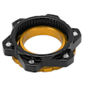 Miniatyrbillede 4 af 8: MEIJUN Centerlock til 6 Bolt Fitting Adapter Lockring Aluminiumlegering Akselnavadapter til Thru Axle Nav Guld