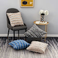 Miniatyrbilde 3 av 5: Khaki Pynteputetrekk for Sofa Seng, Bomulls Lin Dekorativ Putetrekk, 50 x 50 cm, Sett med 2
