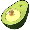 Miniatyrbillede 1 af 3: USB Avocado Luftfugtighedsmaskine med Natlys til Hjem, Soveværelse, Lille Bil og Kontor