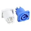 Miniatyrbilde 4 av 5: 10 stk. Strøm Høyttaler Panel Socket Strøm 20A 3-pinners Socket, Inngang