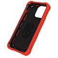 Miniatyrbilde 6 av 8: Ripesikre rustning deksler med stativ for IPhone 13 Pro Max mobiltelefoner rustning beskyttelsesdeksel (rød svart)